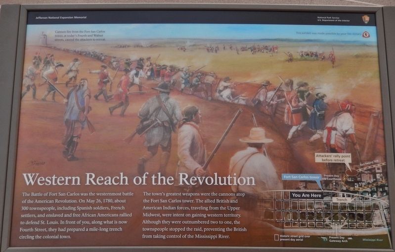 Western Reach of the Revolution Marker image. Click for full size.