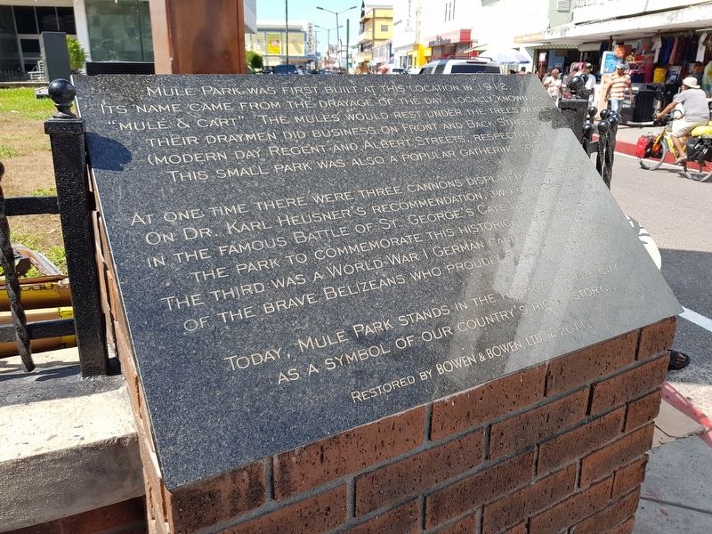 Mule Park Marker. Click for full size. Mule Park Marker image. Click for full size.
