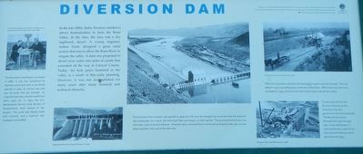 Diversion Dam Marker image. Click for full size.