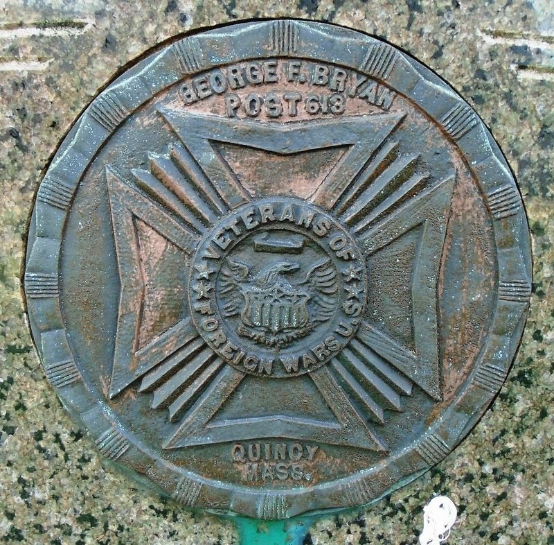 George F. Bryan VFW Post Medallion on Monument image. Click for full size.