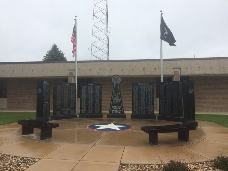Cherokee County Veterans Memorial image. Click for full size.