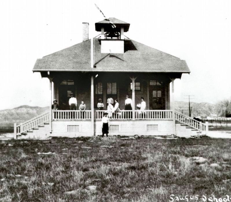 Saugus School, 1910. Click for full size. Saugus School, 1910 image. Click for full size.