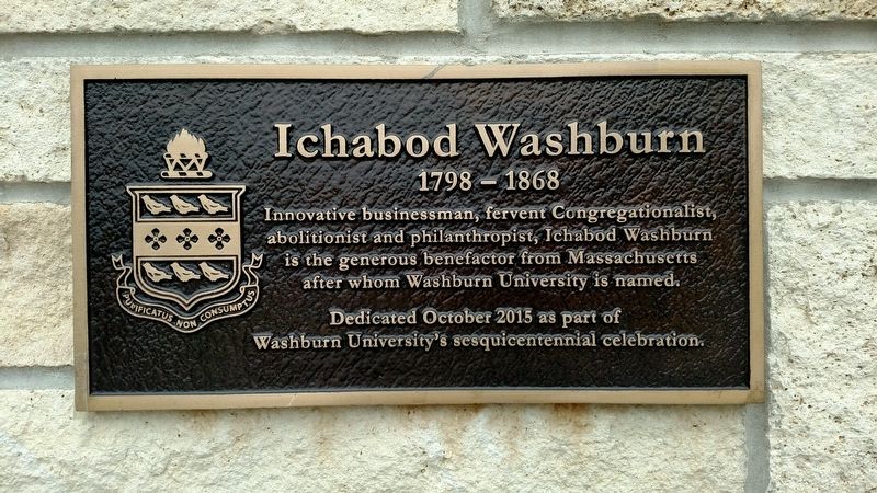 Ichabod Washburn Marker image. Click for full size.