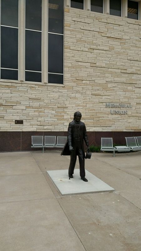 Ichabod Washburn Marker and Statue. Click for full size. Ichabod Washburn Marker and Statue image. Click for full size.