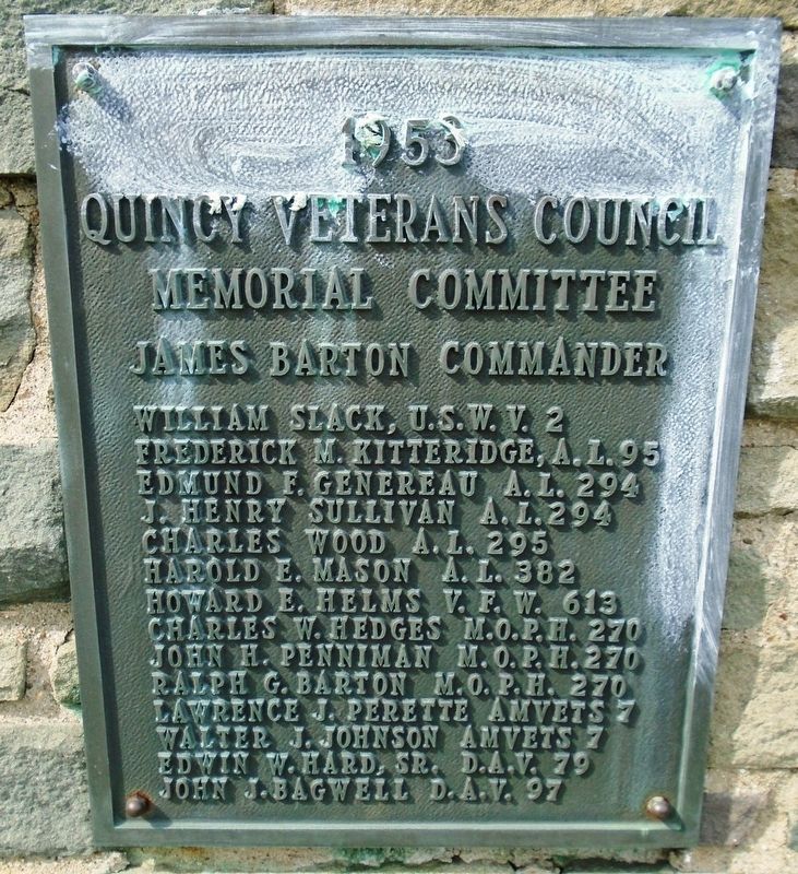 World War II Memorial Committee Marker image. Click for full size.
