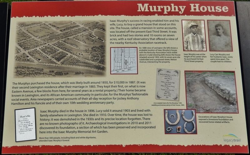 Murphy House Marker. Click for full size. Murphy House Marker image. Click for full size.