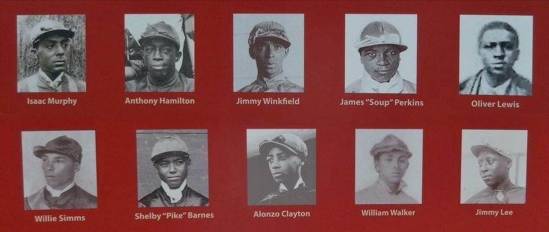 Marker detail: Notable Black Jockeys image. Click for full size.