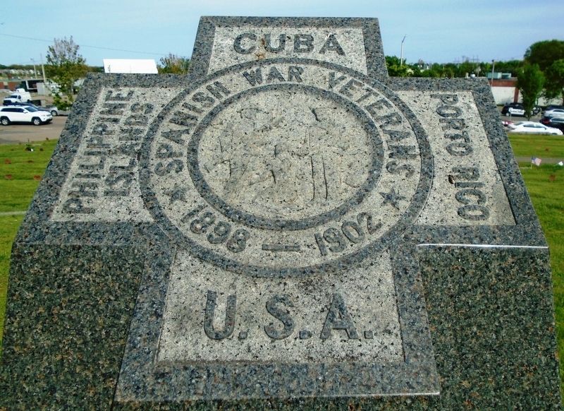 Spanish-American War Memorial Marker. Click for full size. Spanish-American War Memorial Marker image. Click for full size.