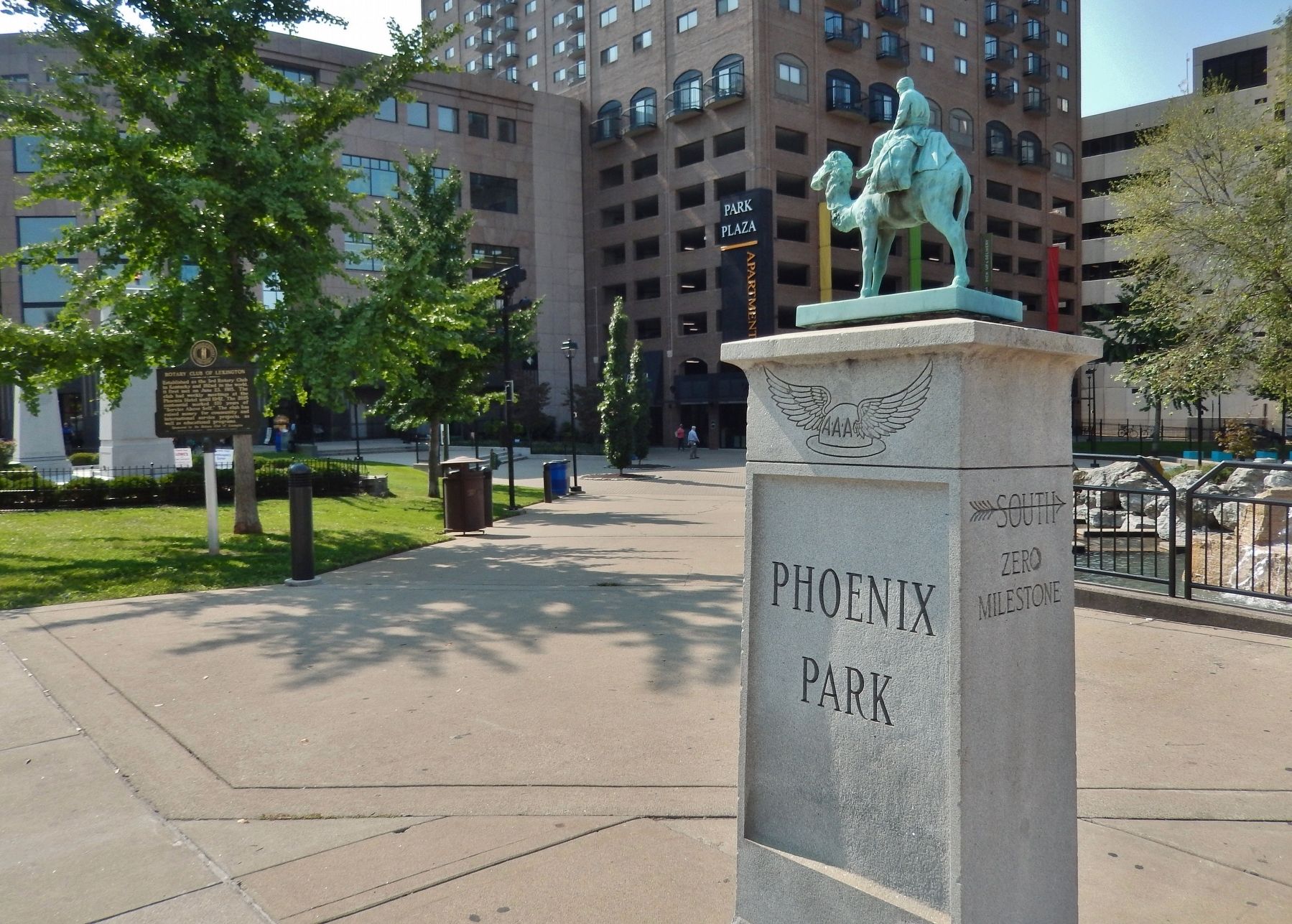Phoenix Park (<i>marker visible in background at left</i>) image. Click for full size.