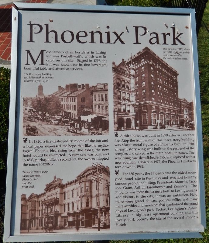 Phoenix Park Marker image. Click for full size.