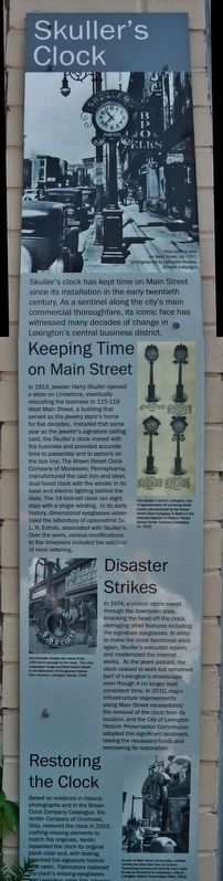 Skuller's Clock Marker. Click for full size. Skuller's Clock Marker image. Click for full size.