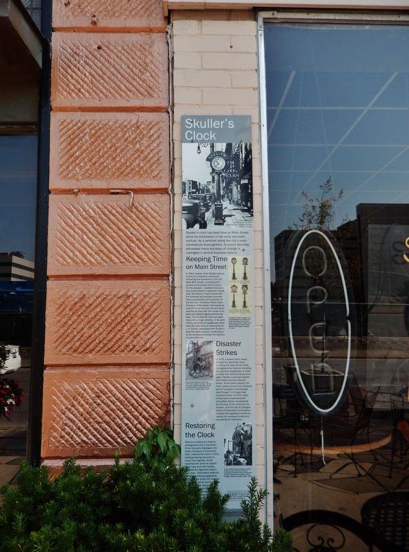 Skuller's Clock Marker (<i>wide view</i>). Click for full size. Skuller's Clock Marker (<i>wide view</i>) image. Click for full size.