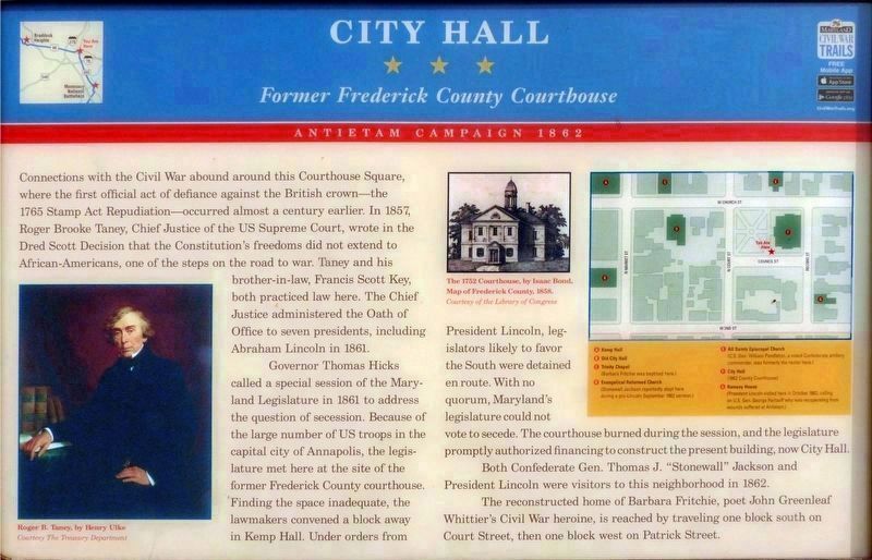 City Hall Marker - 2018 image. Click for full size.