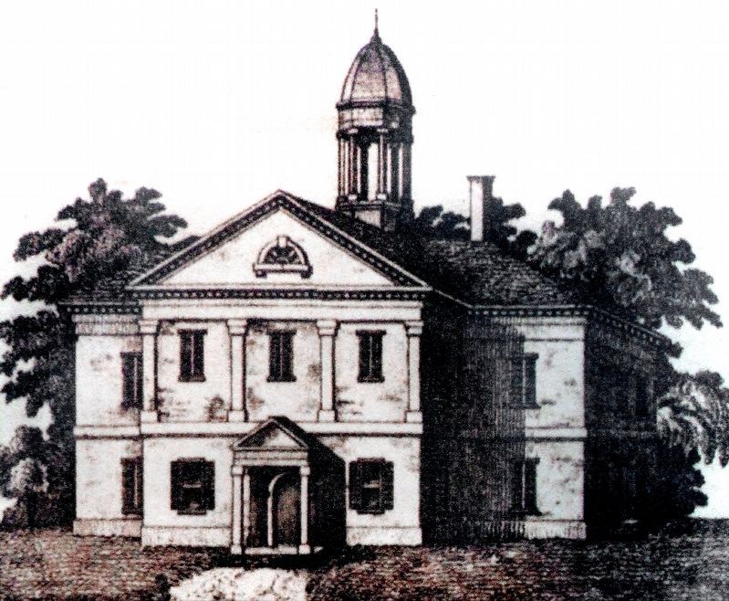 The 1752 Courthouse<br>by Isaac Bond. Click for full size. The 1752 Courthouse<br>by Isaac Bond image. Click for full size.