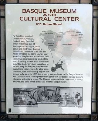 Basque Museum and Cultural Center Marker image. Click for full size.