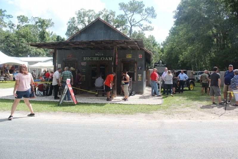Richloam General Store and Post Office Marker dedication ceremony image. Click for full size.