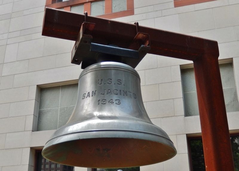 U.S.S. San Jacinto Bell. Click for full size. U.S.S. San Jacinto Bell image. Click for full size.