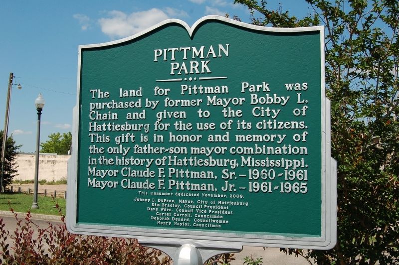Pittman Park Marker image. Click for full size.