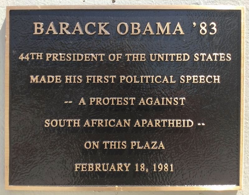 Barack Obama Marker. Click for full size. Barack Obama Marker image. Click for full size.