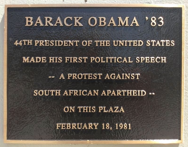 Barack Obama Marker image. Click for full size.