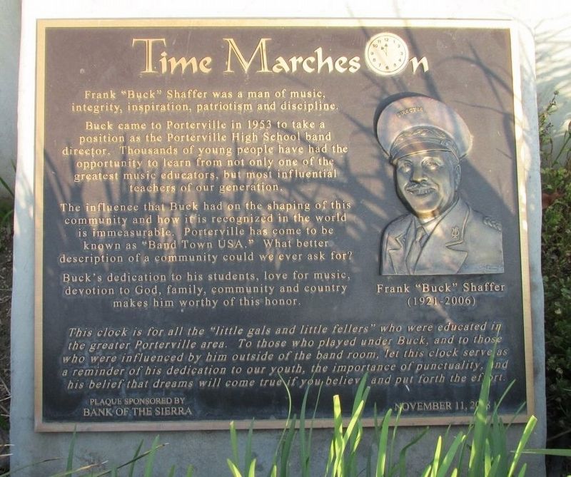 Time Marches On Marker image. Click for full size.