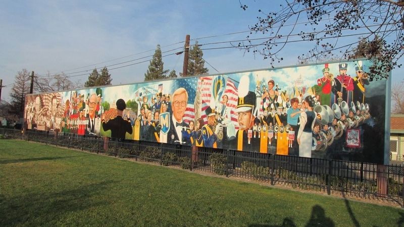 Porterville Band Mural image. Click for full size.