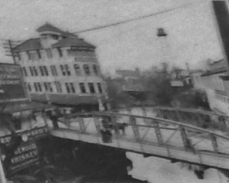 Marker detail: Commerce Street Bridge, 1907 image. Click for full size.