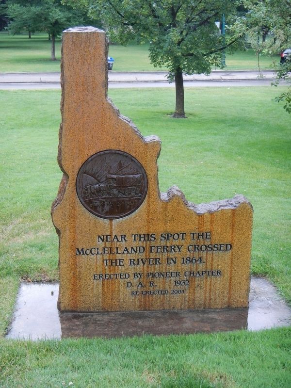 McClelland Ferry Marker image. Click for full size.