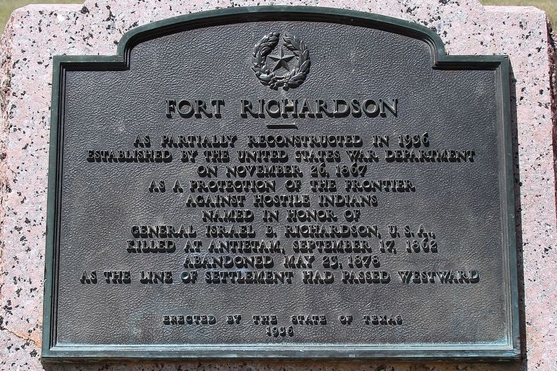 Fort Richardson Marker image. Click for full size.