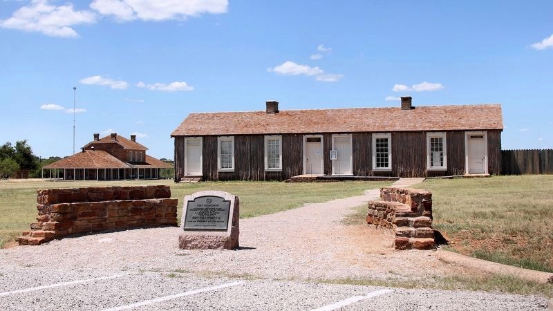 Fort Richardson Marker Area image. Click for full size.