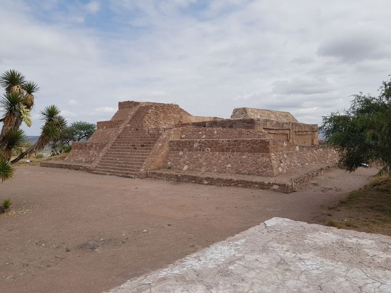 A view of the Pyramid of the Sun from the Tecpan of Pahu image. Click for full size.