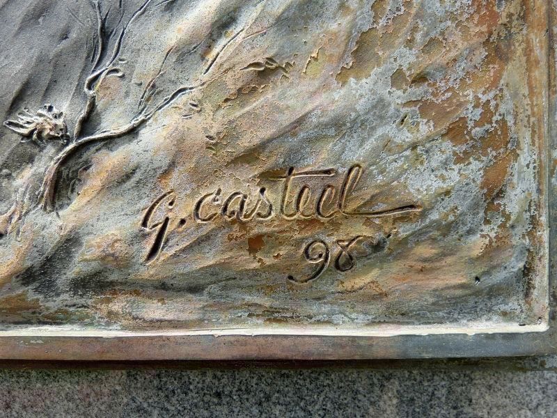 G Casteel 98<br>Gary Casteel's Signature on the brass panel image. Click for full size.