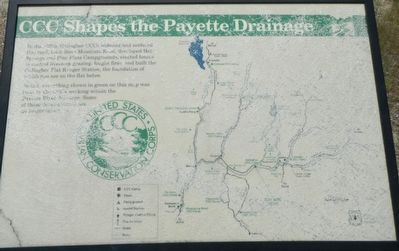 CCC Shapes the Payette Drainage panel image. Click for full size.