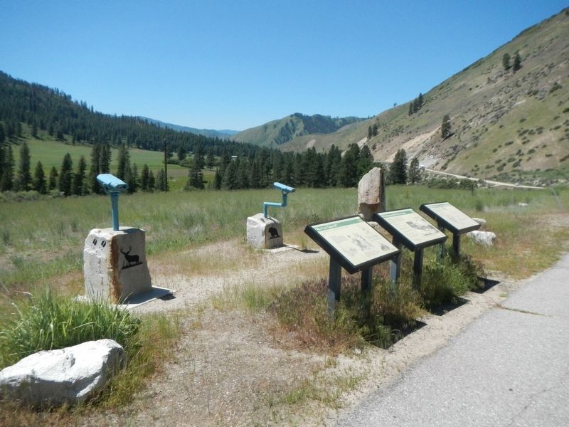 CCC Shapes the Payette Drainage Marker image. Click for full size.