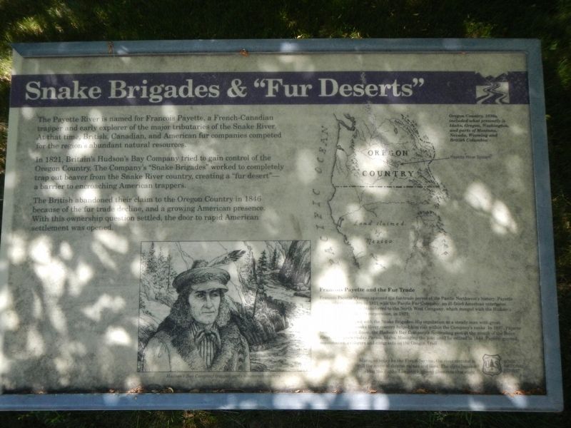 Snake Brigades & "Fur Deserts" Marker image. Click for full size.