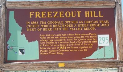 Freezeout Hill Marker image. Click for full size.