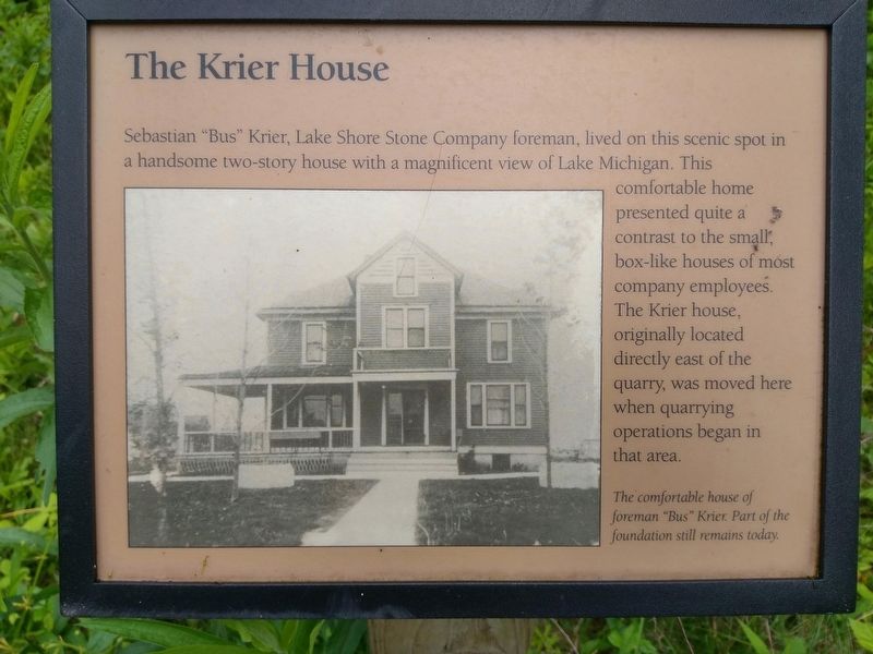 The Krier House Marker image. Click for full size.