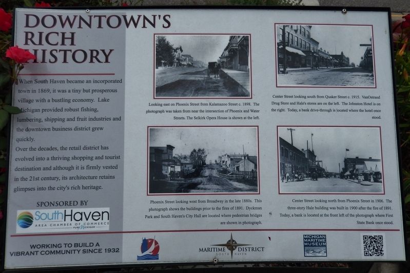 Downtown's Rich History Marker image. Click for full size.