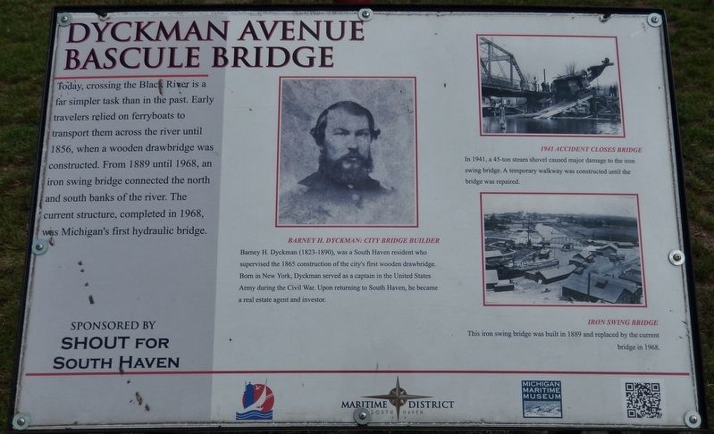 Dyckman Avenue Bascule Bridge Marker image. Click for full size.