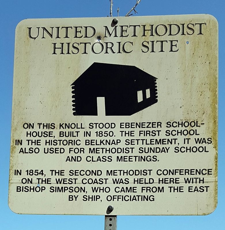 Ebenezer Schoolhouse Marker image. Click for full size.