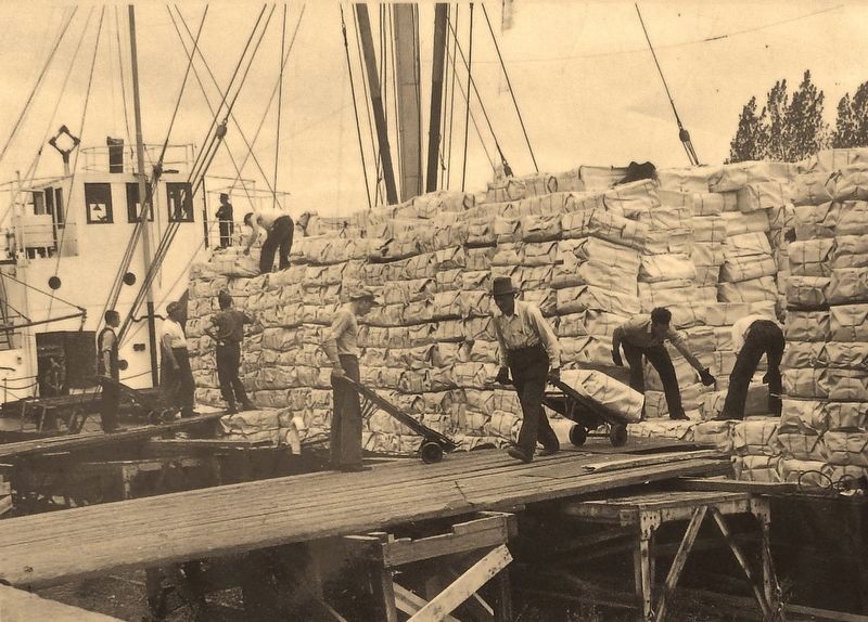 Marker detail: Working the Docks image. Click for full size.
