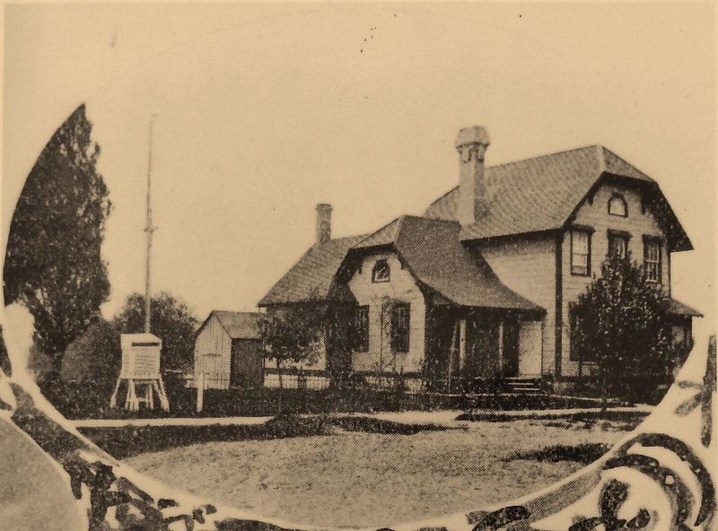 Marker detail: The Keepers Home at the Turn of the Century image. Click for full size.