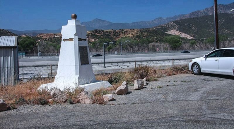 Marker near the 15 Freeway image. Click for full size.