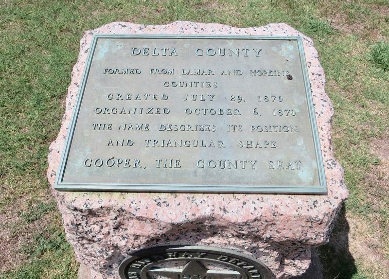 Delta County monument. image. Click for full size.