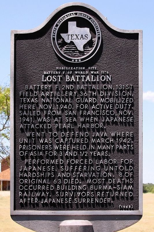 Mobilization Site of Lost Battalion Marker image. Click for full size.