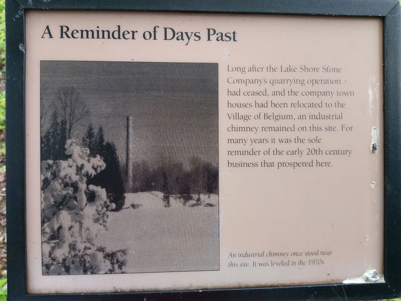 A Reminder of Days Past Marker image. Click for full size.