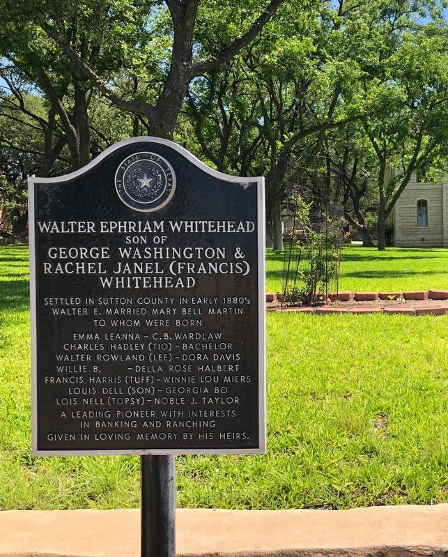 Walter Ephriam Whitehead Marker. Click for full size. Walter Ephriam Whitehead Marker image. Click for full size.