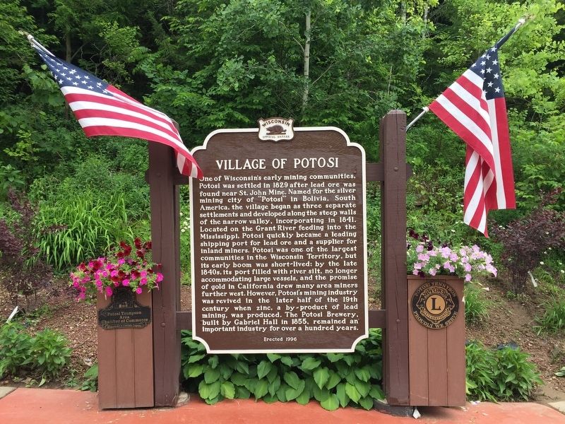 Village of Potosi Marker image. Click for full size.