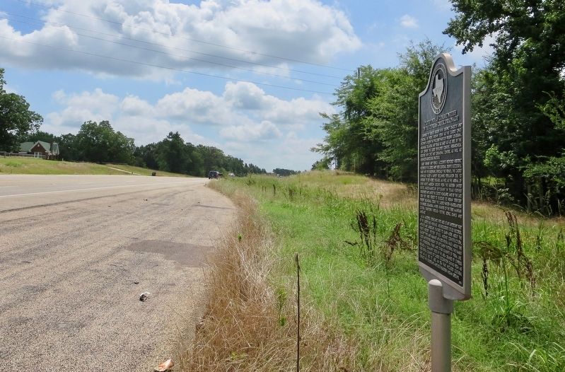 View from marker looking south towards Daingerfield. image. Click for full size.