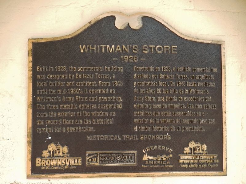 Whitman's Store Marker image. Click for full size.
